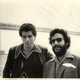John Travolta and Lloyd Kaufman on the set of Saturday Night Fever